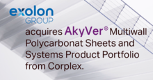 Exolon Group S.p.A. Acquires AkyVer® Polycarbonate Product Portfolio from Corplex