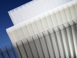 Multiwall polycarbonate sheets: a durable choice for greenhouses, conservatories and patio roofing.